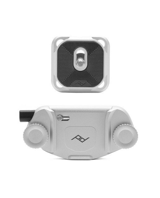 Soporte de transporte Peak Design Capture Clip V3 Plata-1