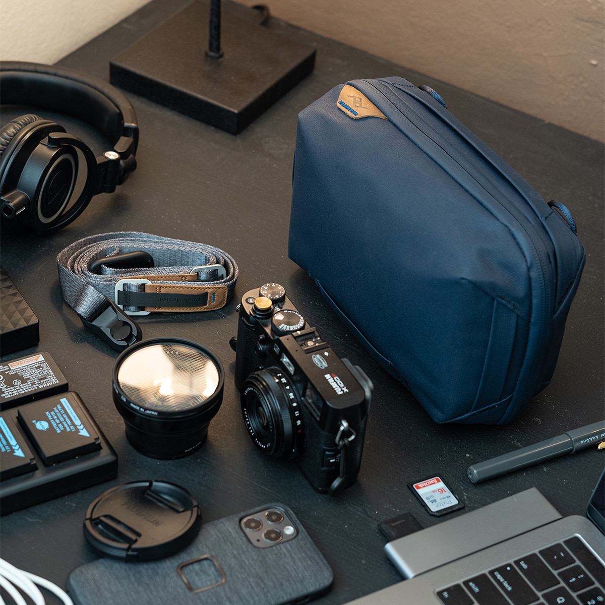 Estuche multiusos Peak Design Tech Pouch Azul Medianoche-8