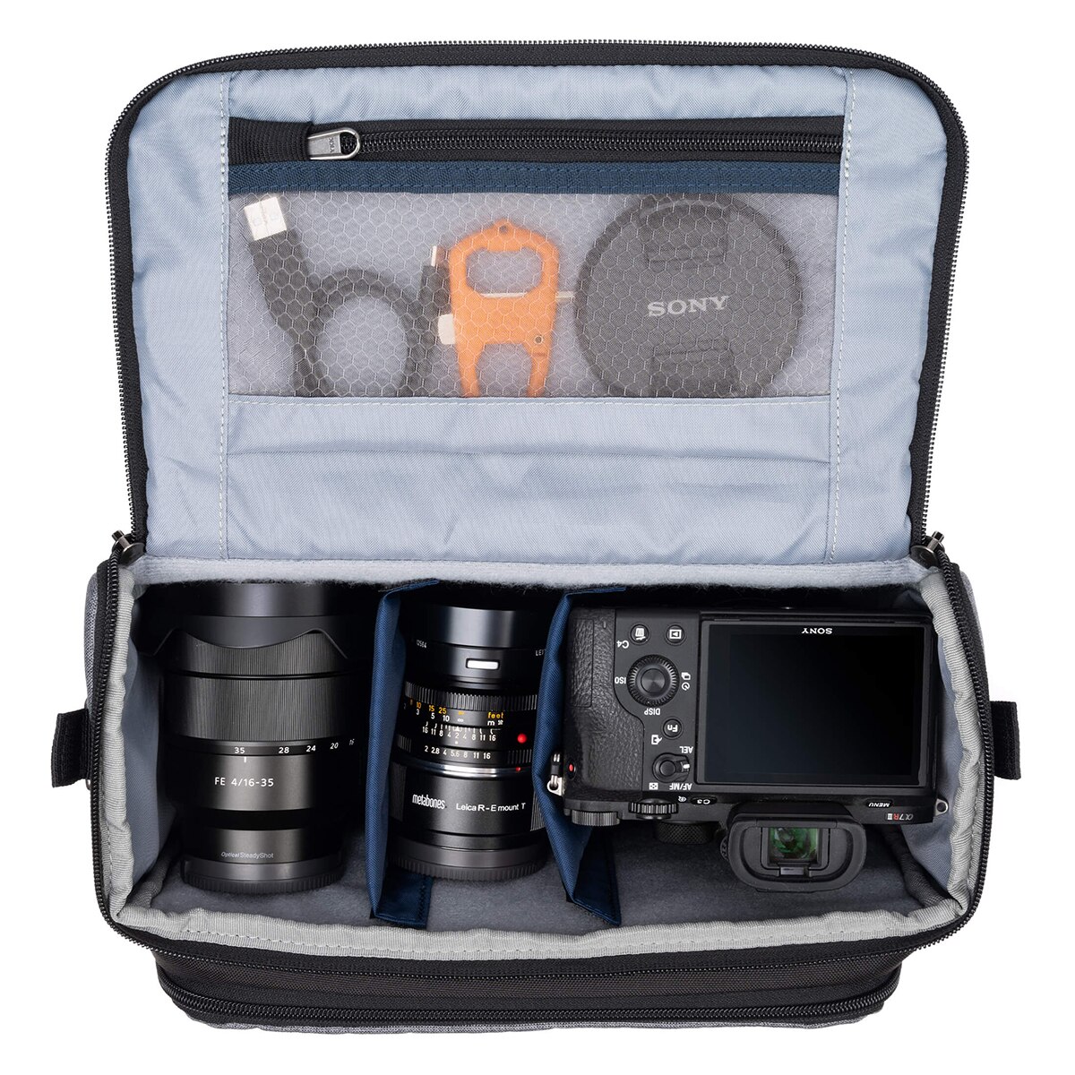 Bolsa para cámaras Think Tank Mirrorless Mover 30 V2 - Negro / Azul Negro / Gris-4