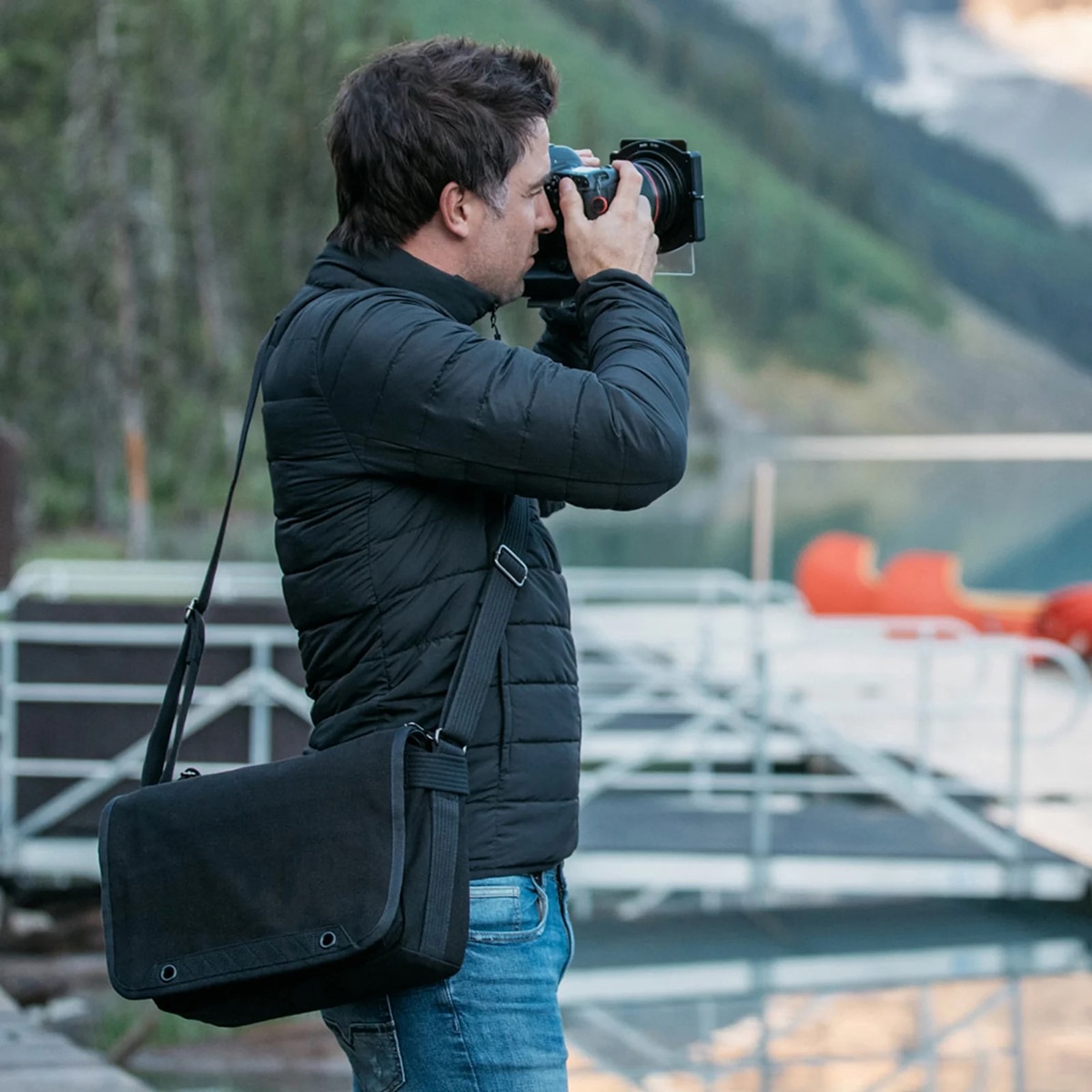 Bolso de hombro Think Tank Retrospective 7 V2.0 Negro-8