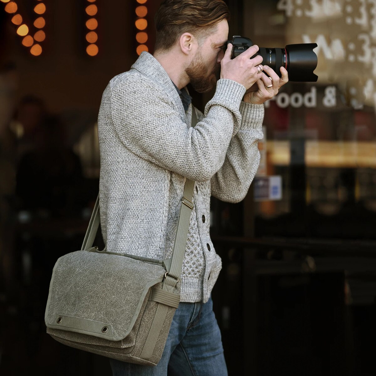 Bolso de hombro Think Tank Retrospective 30 V2.0 Piedra-13