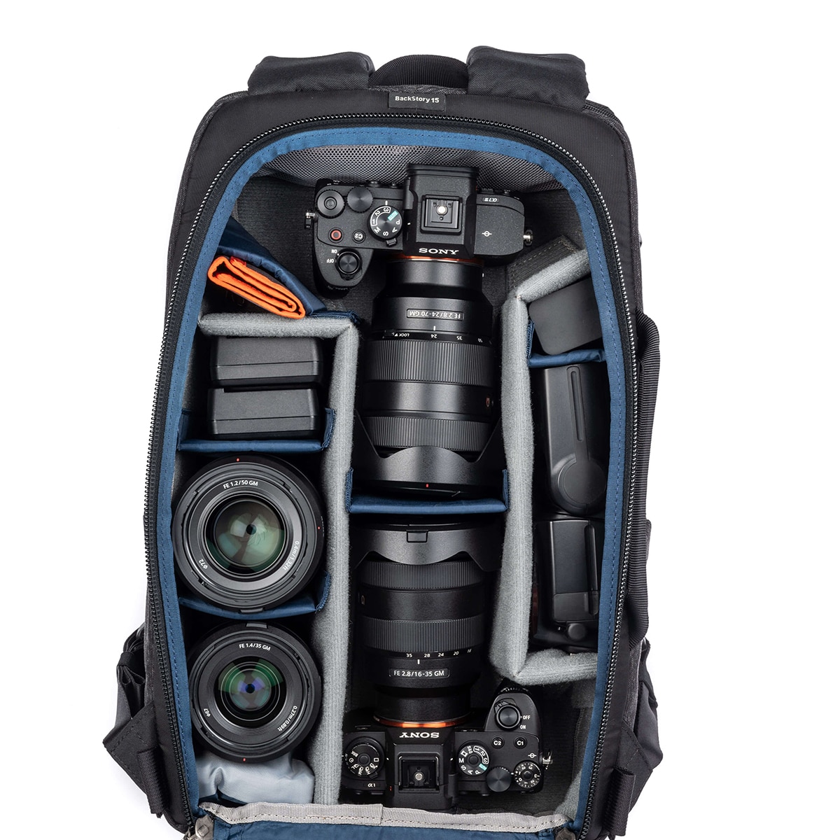Mochila Think Tank BackStory 15 Gris-6