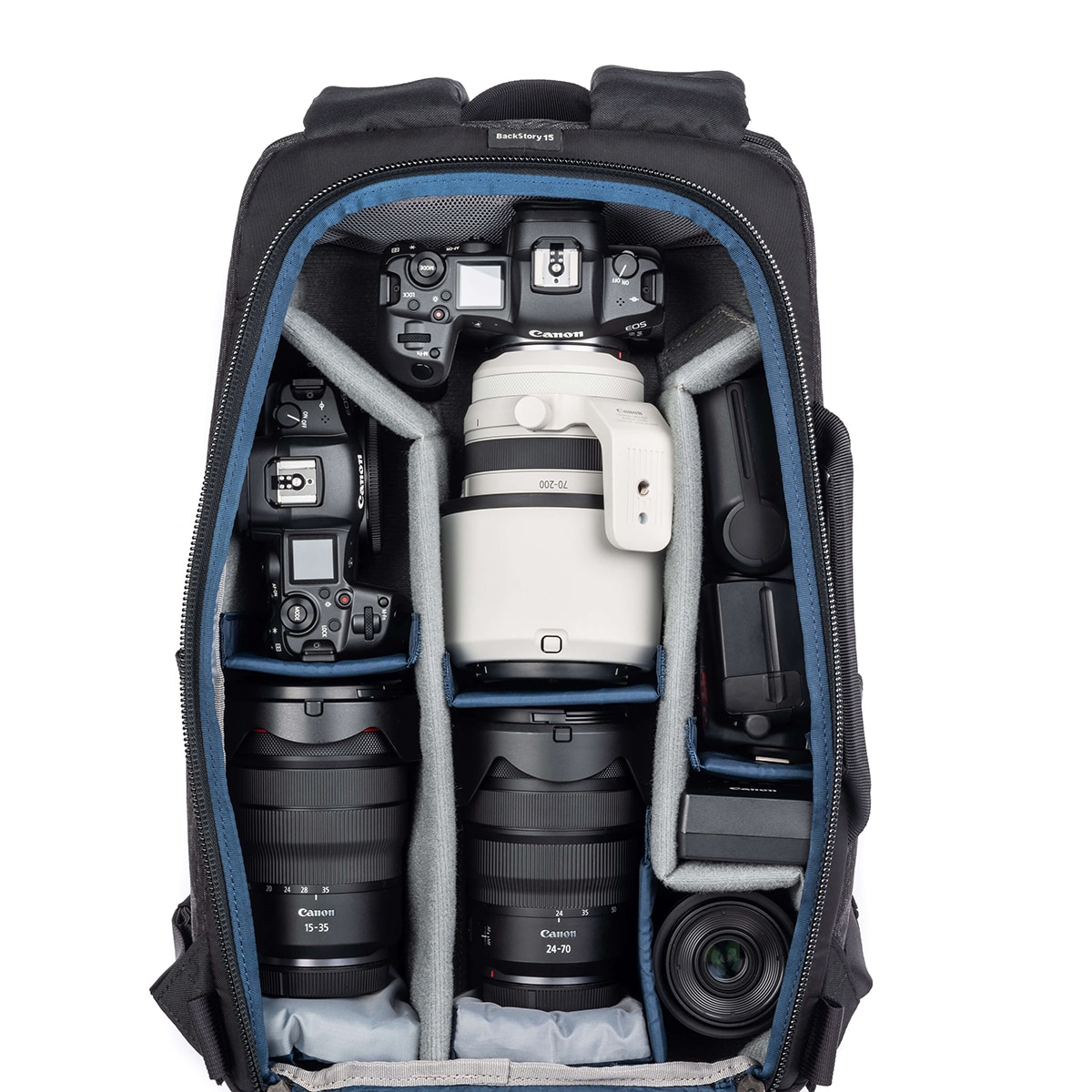 Mochila Think Tank BackStory 15 Gris-8