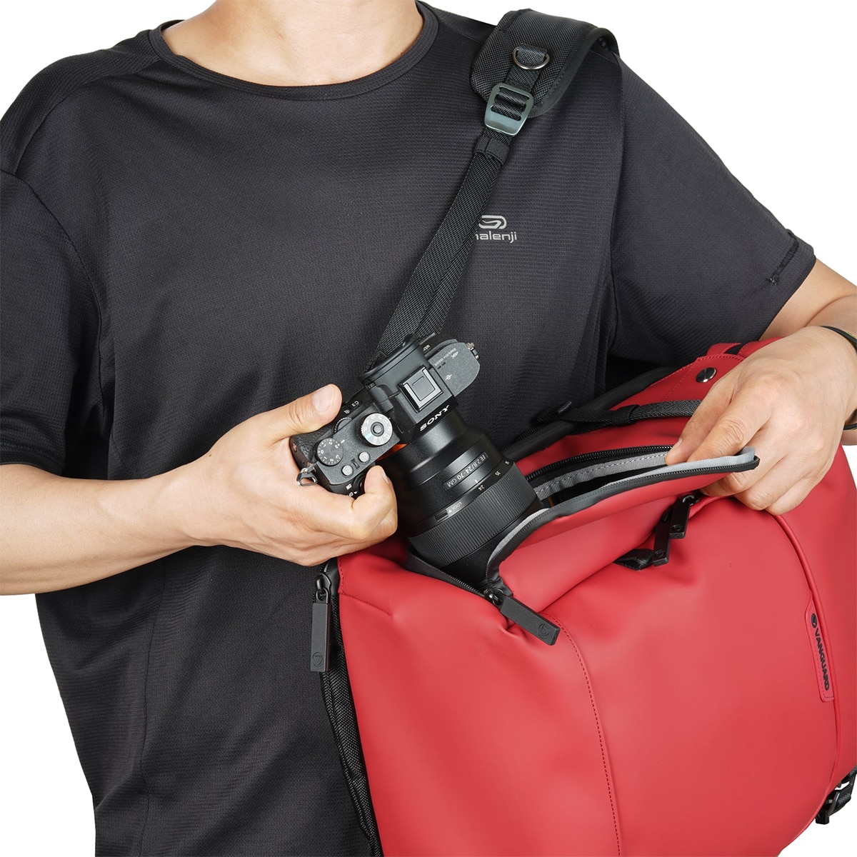 Mochila Vanguard Veo Lite B20L RD Rojo-9