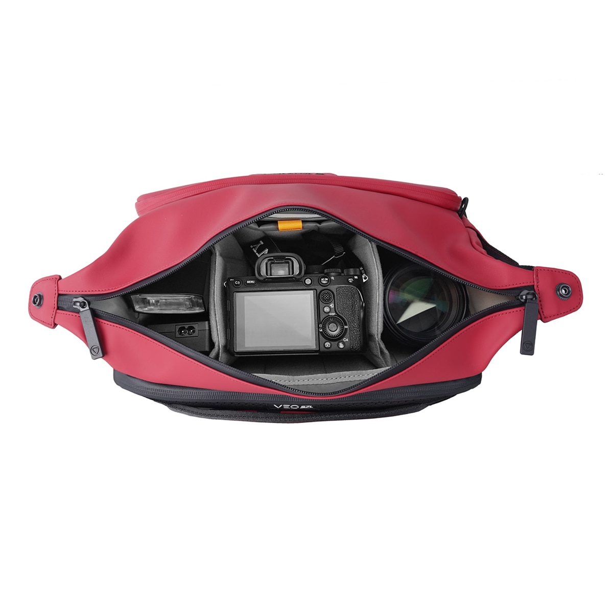 Bolsa de hombro Vanguard Veo Lite S7L RD Rojo-7
