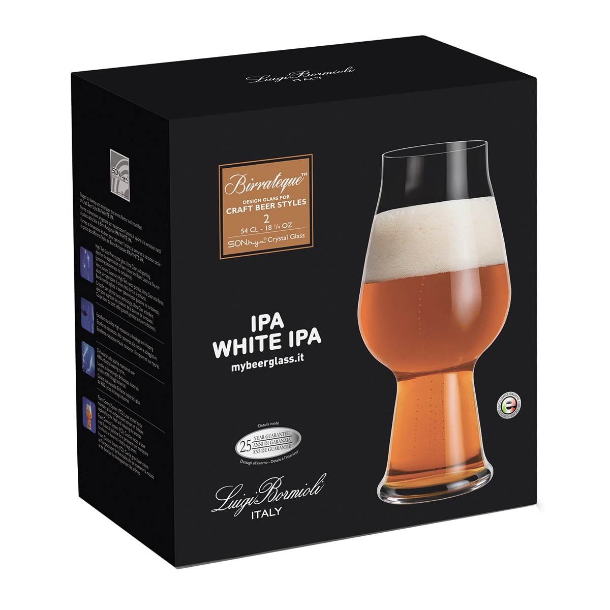 Jogo de 2 Copos de Cerveja Stout Birrateque Transparente-3