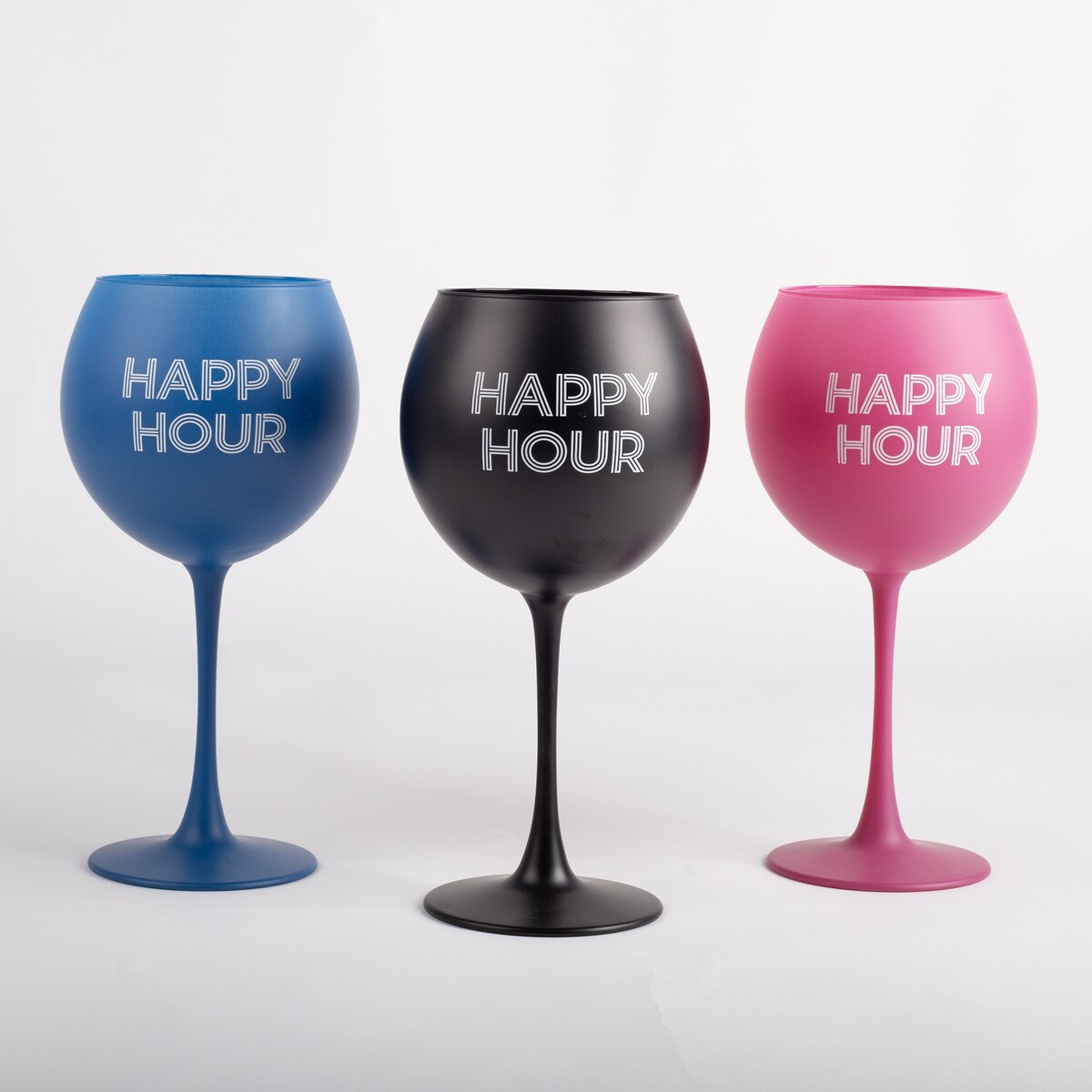 Copa de Gin Tonic de vidrio Hora Feliz Basics El Corte Inglés Azul-2