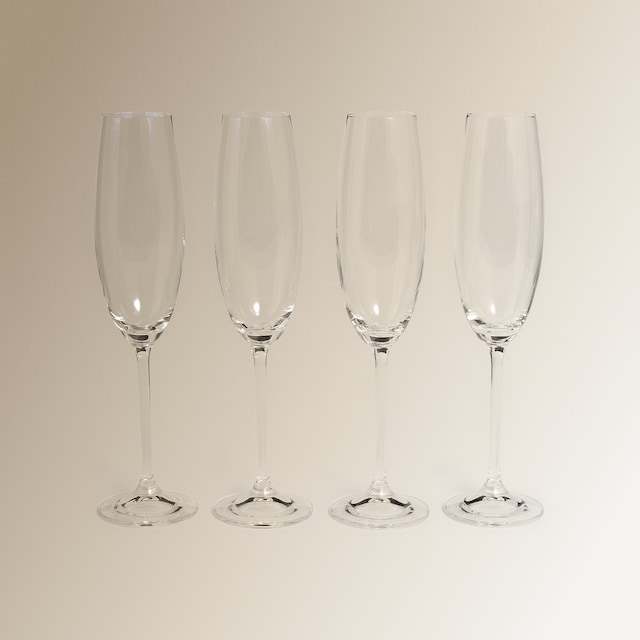 Imagen 0 de Juego de 4 copas de champán Natalia El Corte Inglés
