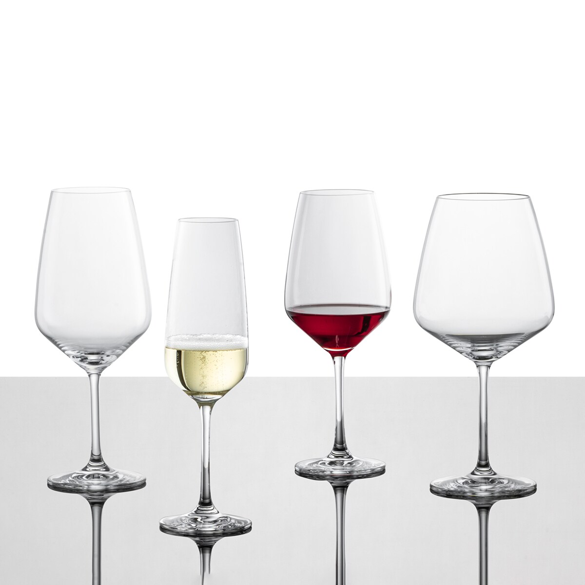 Conjunto de 2 copos de champanhe Brilhante Transparente-3