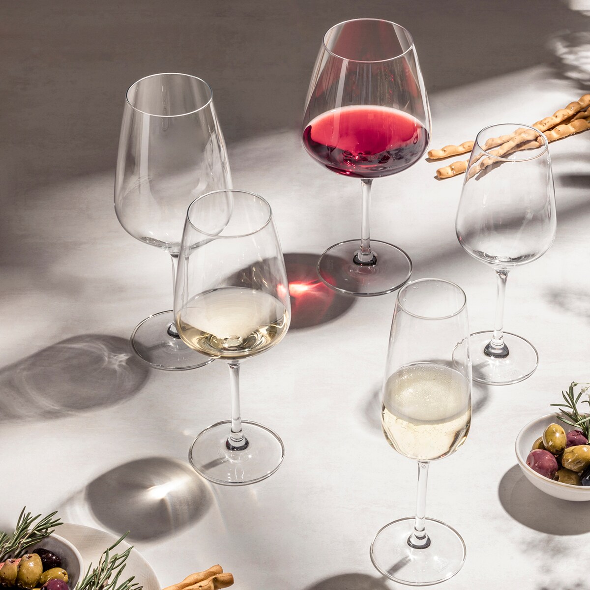 Conjunto de 2 copos de champanhe Brilhante Transparente-4