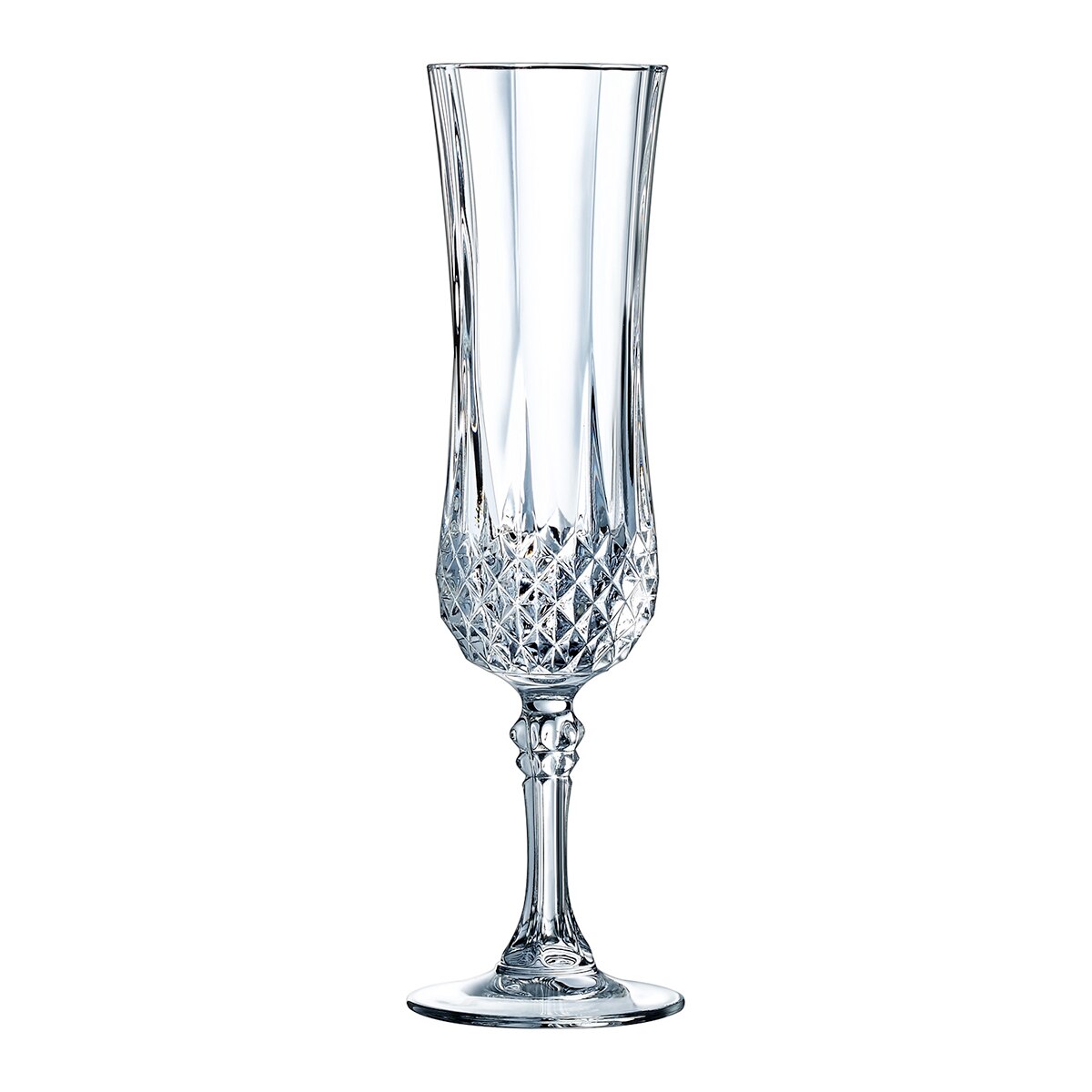 Juego de 6 copas de champán Longchamp Cristal d'Arques - Transparente Transparente-2