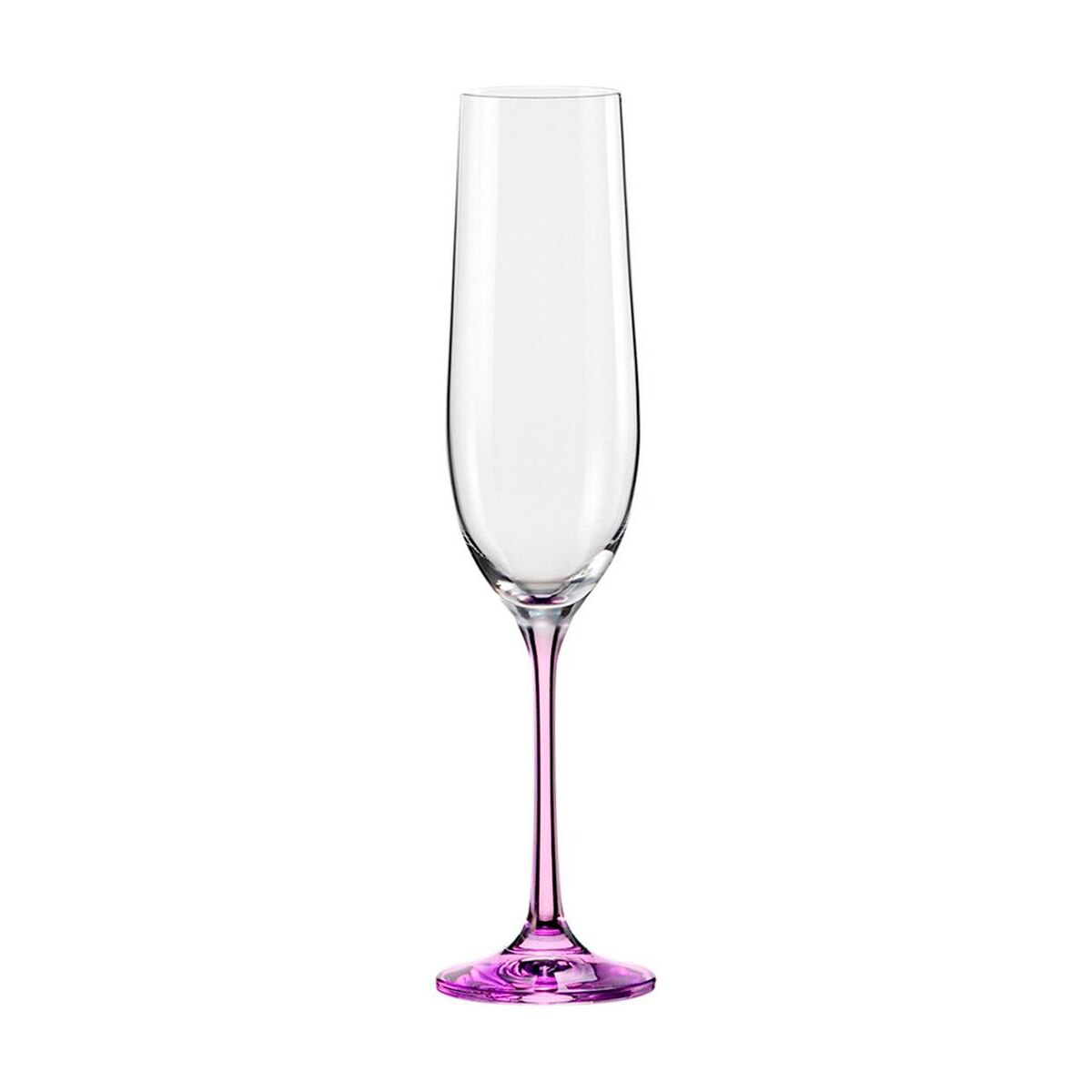 Conjunto de 6 Copos de Champanhe de Cristal Rainbow Multicolor-3
