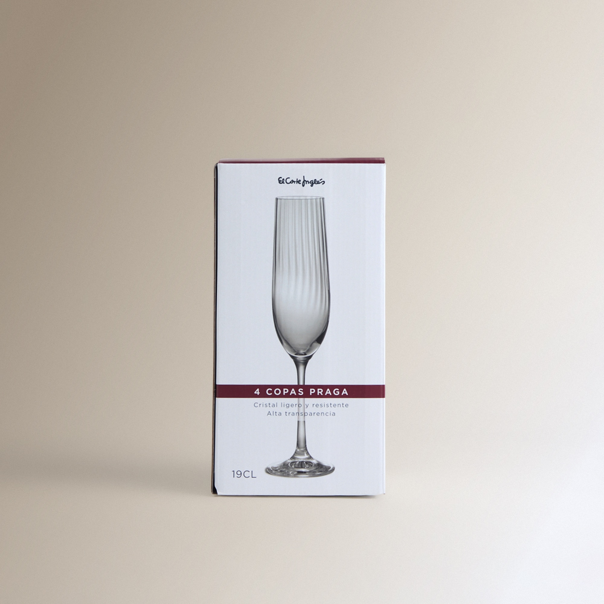 Conjunto de 4 Copos de Champanhe de Cristal Praga 5