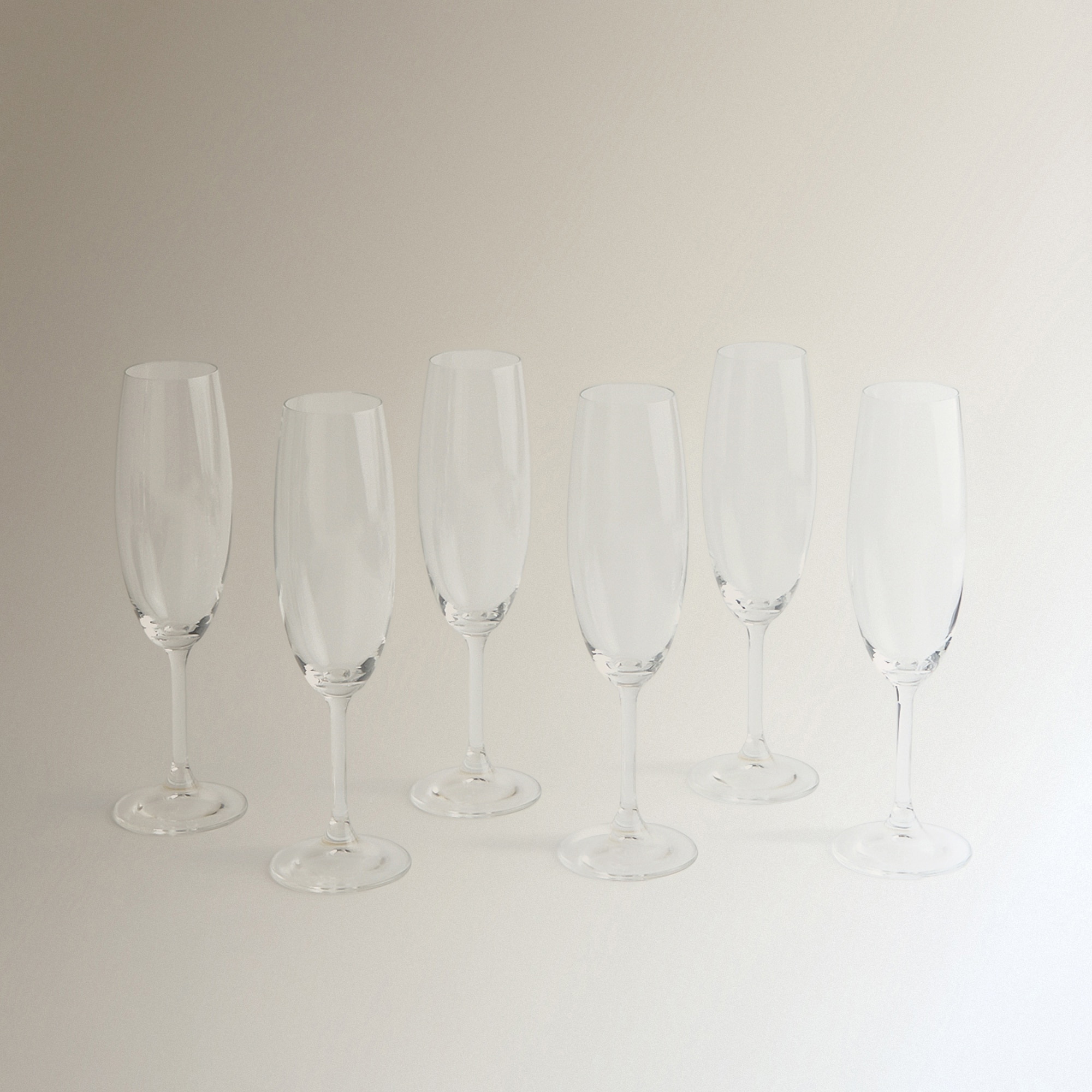 Conjunto de 6 Copos de Champanhe Haro Transparente-2