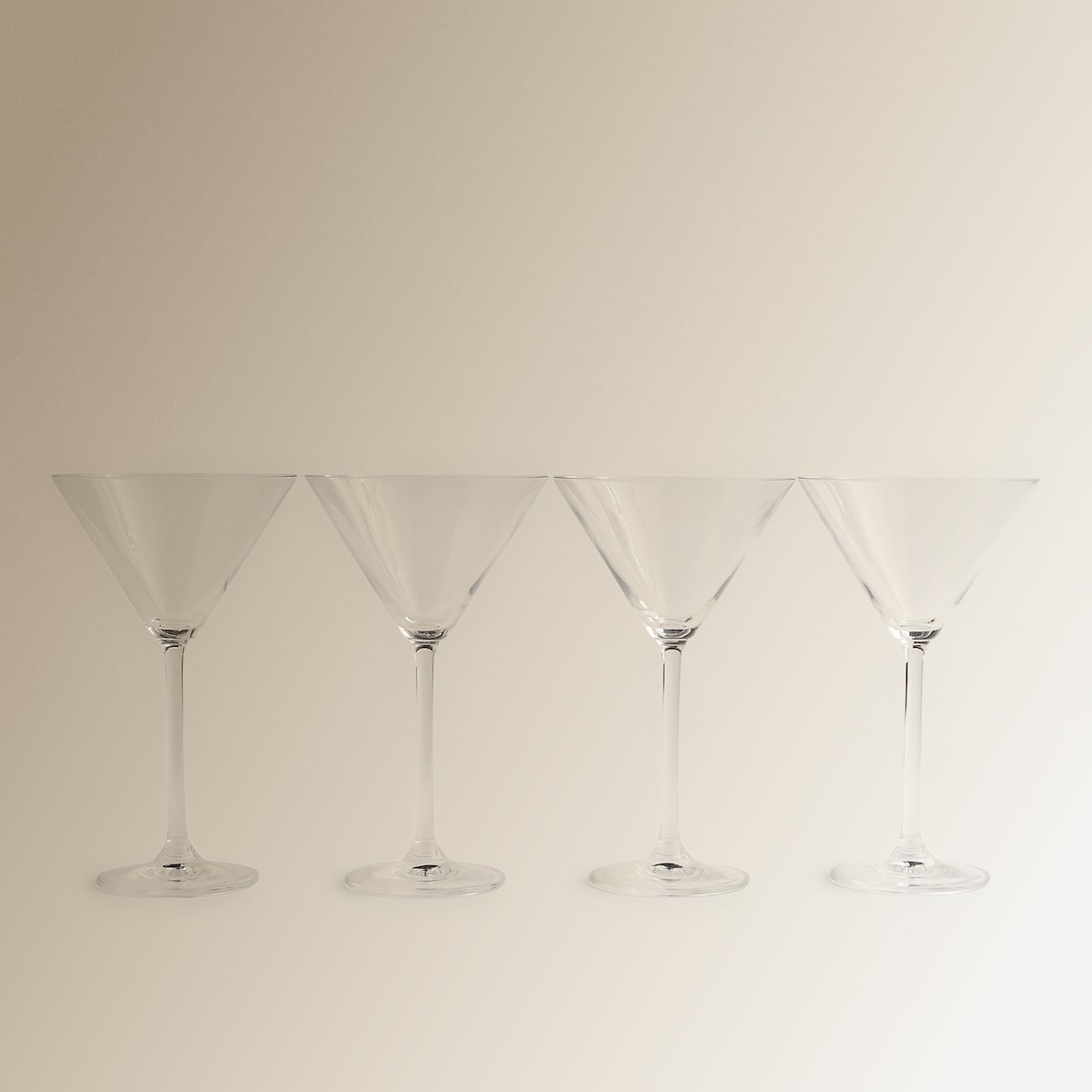 Conjunto de 4 copos de cocktail Natalia El Corte Inglés Transparente-1