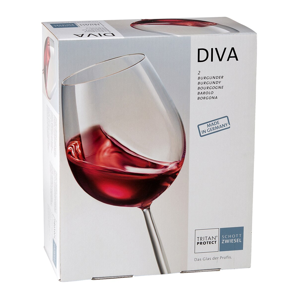 Conjunto de 2 copos de vinho tinto Borgonha Diva Schott Zwiesel Transparente-3