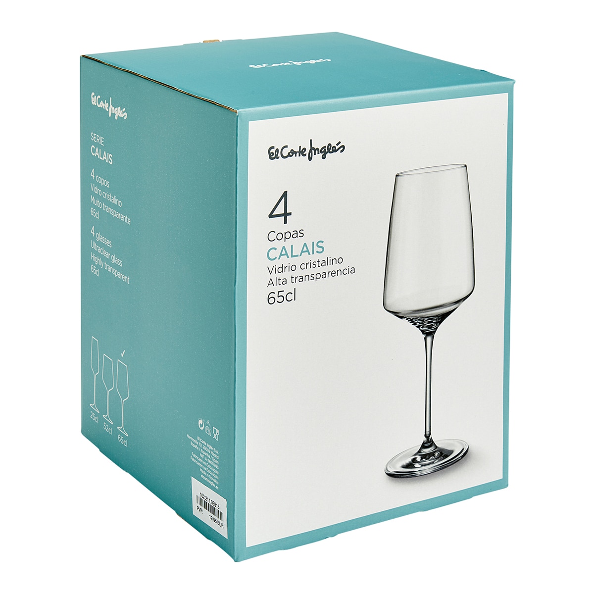 Conjunto de 4 copos de vinho Calais El Corte Inglés 10