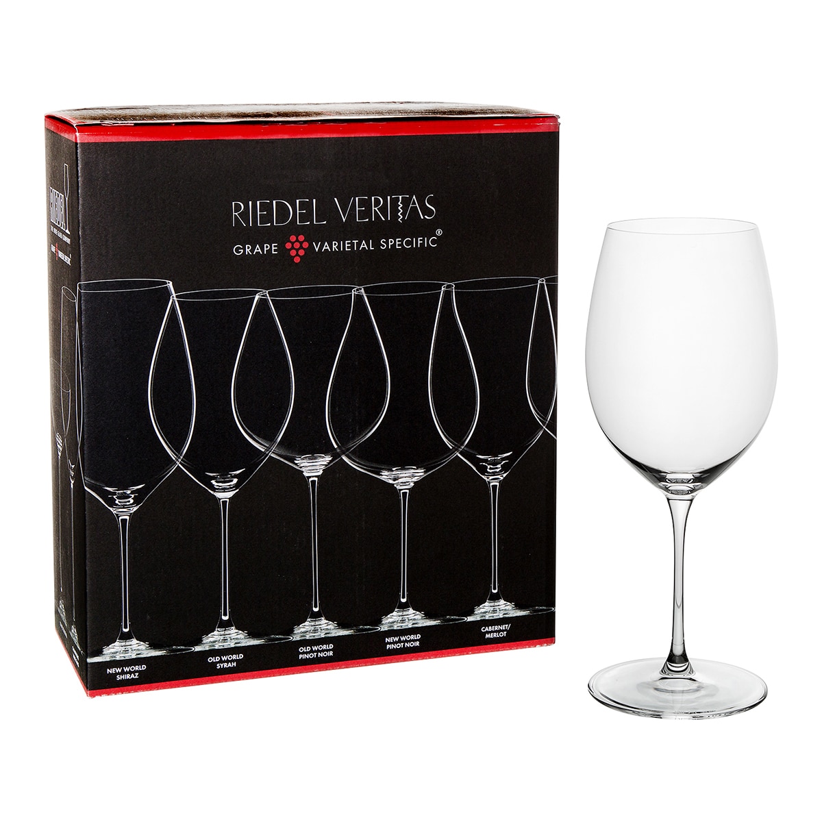 Jogo de 2 copos de vinho tinto Veritas Riedel 2