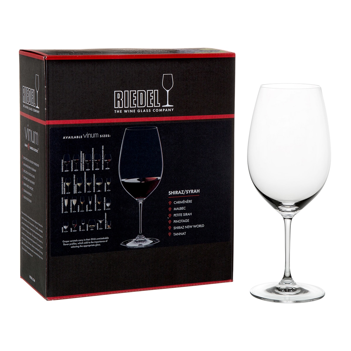 Conjunto de 2 Copos de Vinho Tinto Syrah Vinum Transparente-2