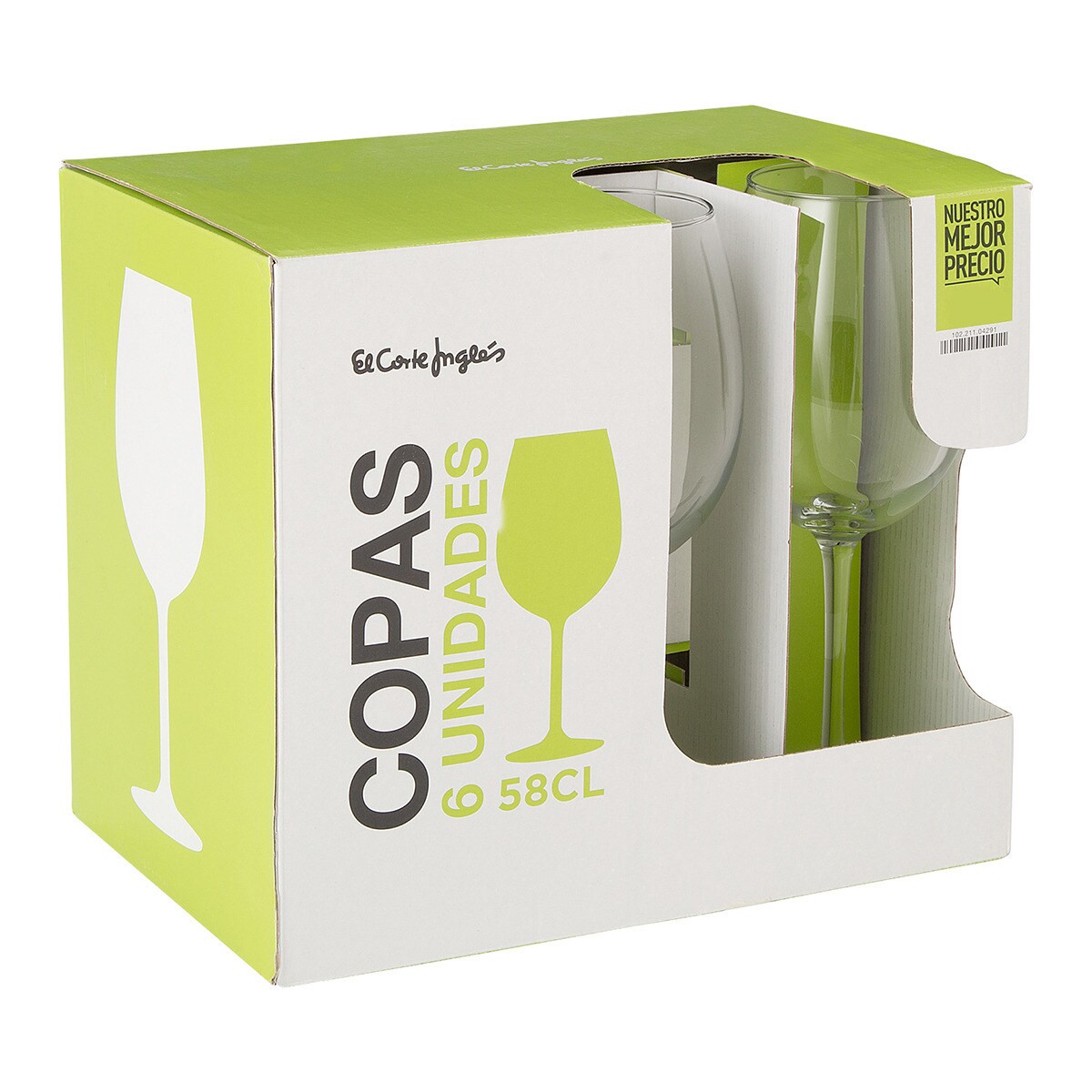 Juego de 6 copas de vino Nuestro Mejor Precio - El Corte Inglés 4