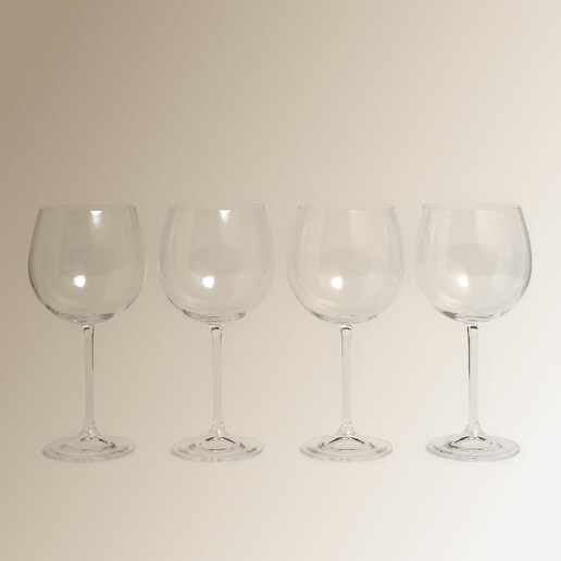 Juego de 4 copas de vino tinto Borgoña Natalia El Corte Inglés