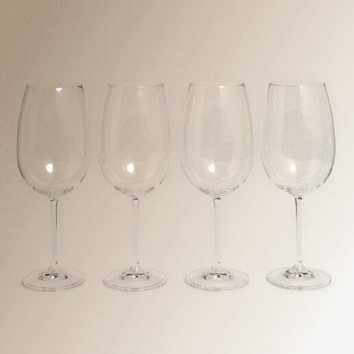 Juego de 4 copas de vino tinto Burdeos Natalia El Corte Inglés