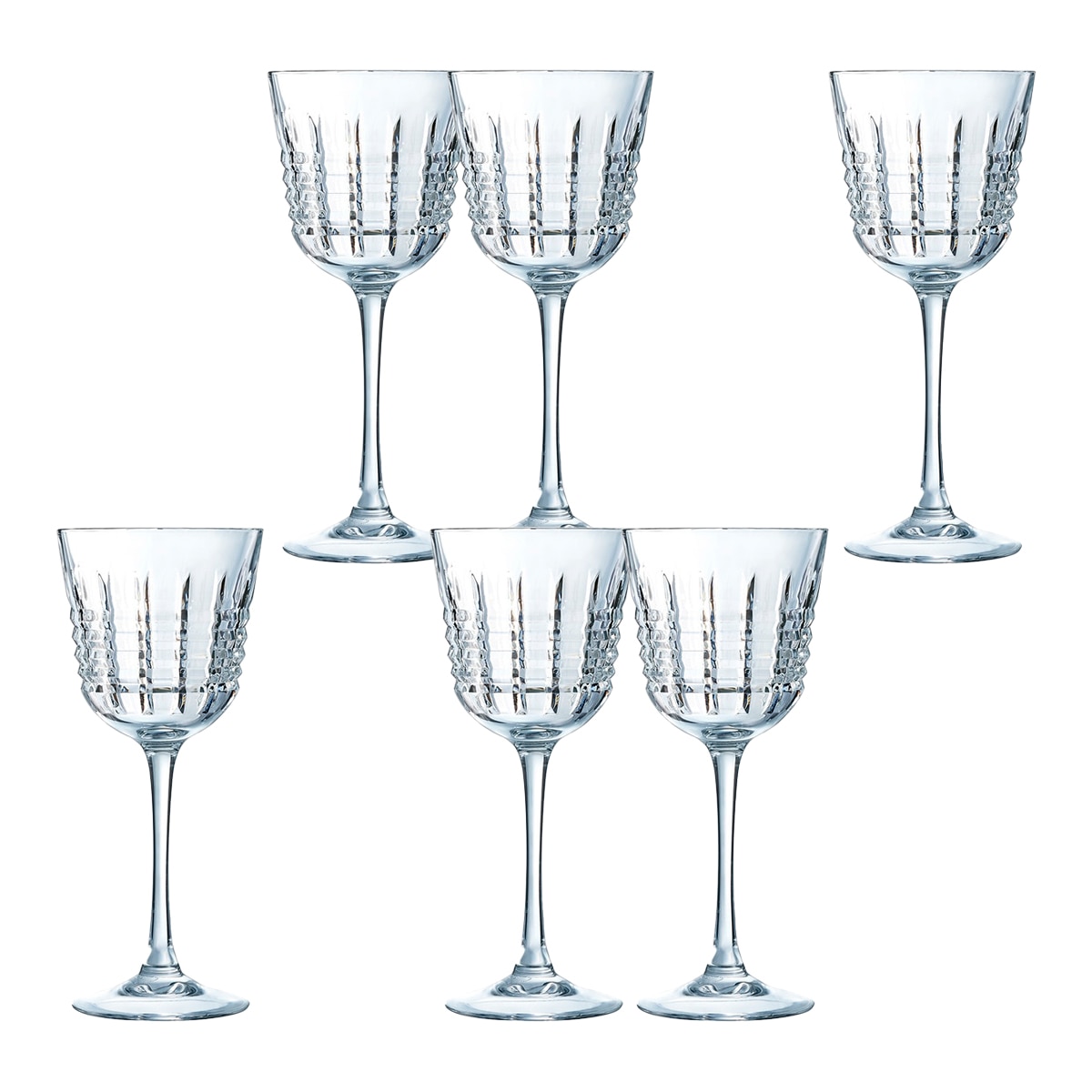 Imagem 0 de Conjunto de 6 copos de vinho Rendez-vous