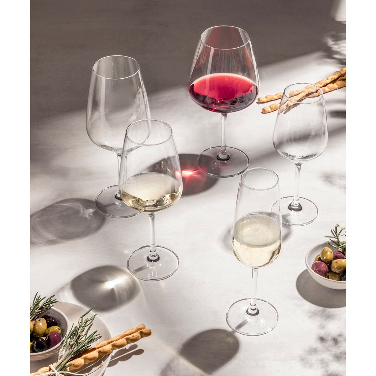 Conjunto de 2 copos Bordeaux Brilhante Transparente-3