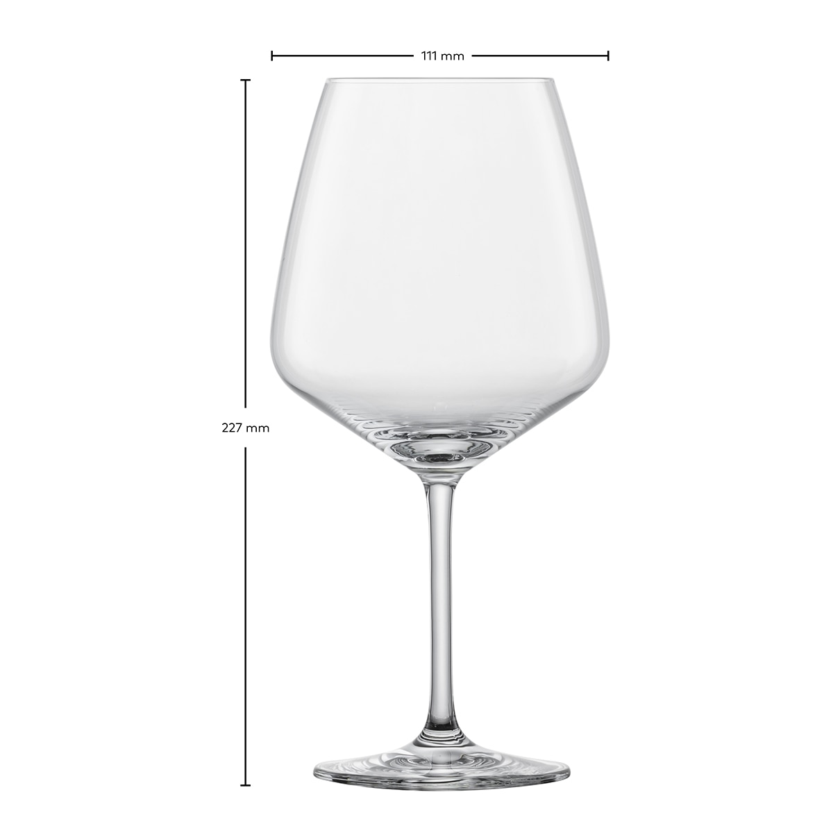 Conjunto de 2 copos de Gran Borgoña Brilhante Transparente-6