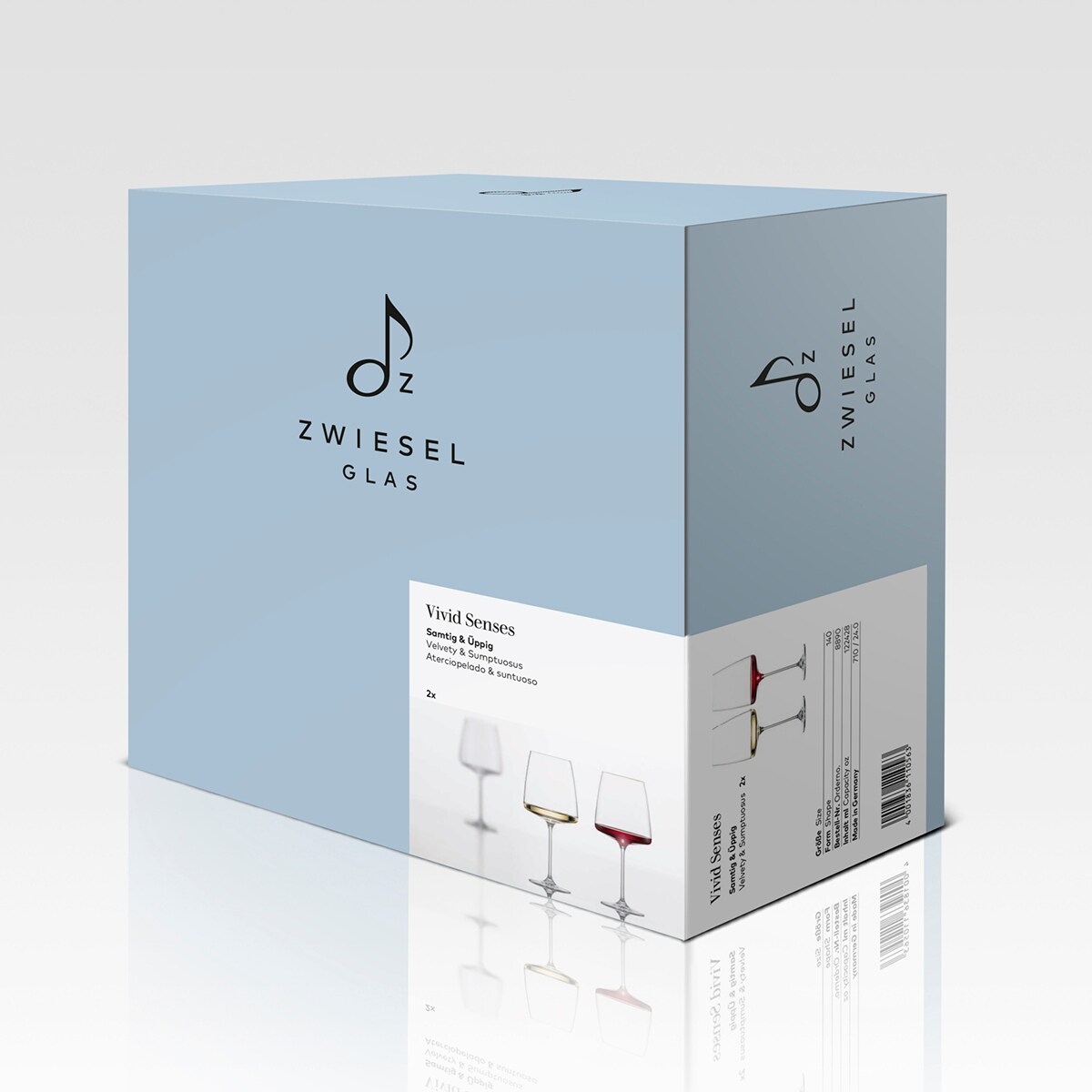 Juego de 2 copas de vino borgoña Vivid Senses Zwiesel Glas Transparente-10