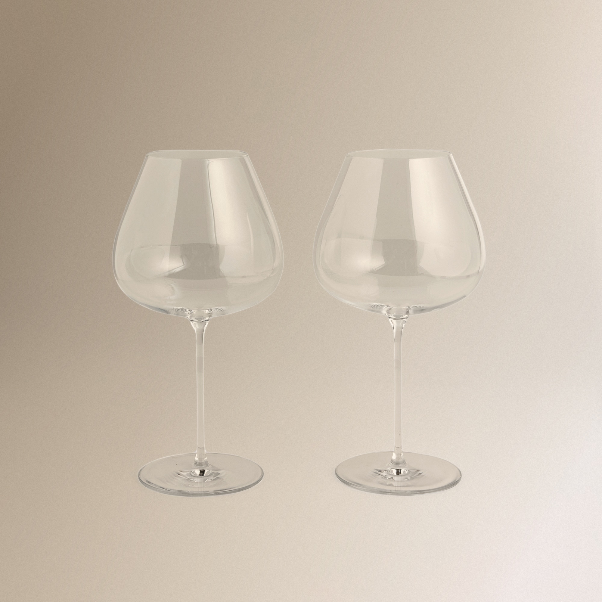 Conjunto de 2 Copos de Vinho Tinto de Cristal Berna Transparente-2