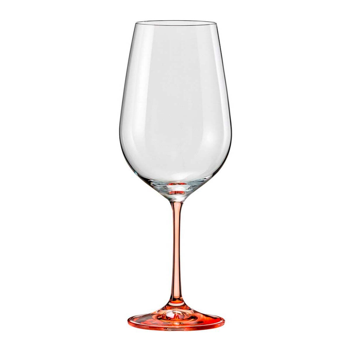 Conjunto de 6 Copos de Vinho de Cristal Rainbow Multicolor-6