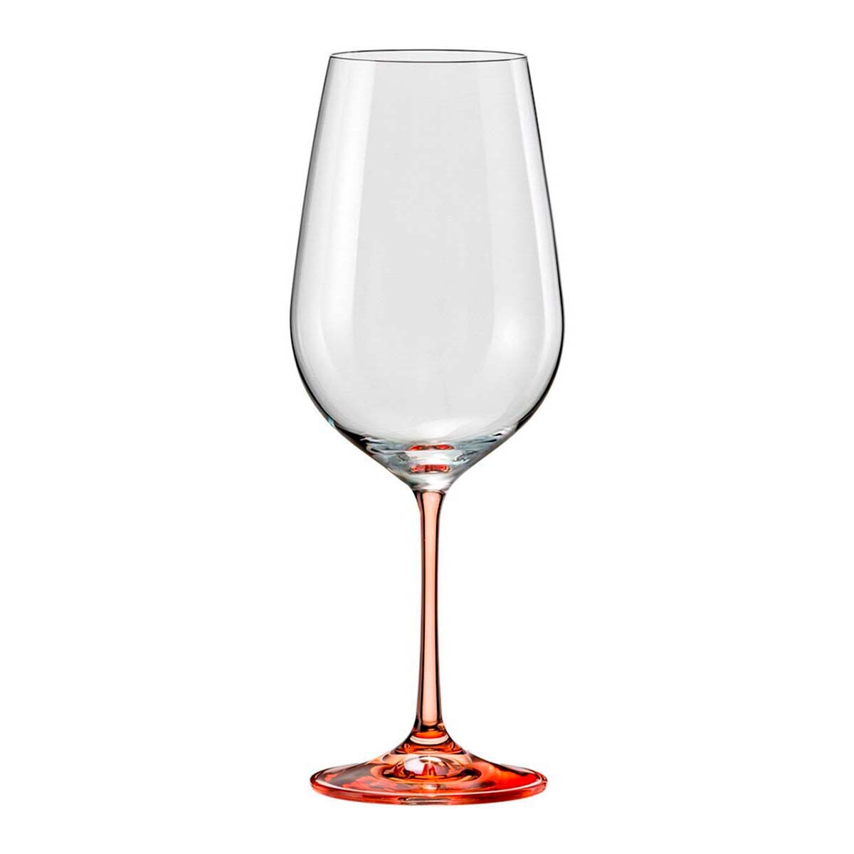 Conjunto de 6 Copos de Vinho de Cristal Rainbow Multicolor-6