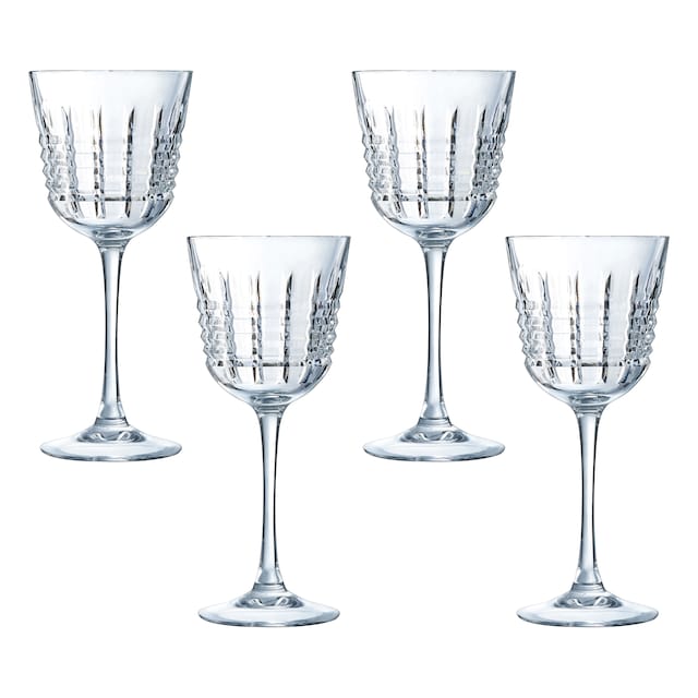 Imagem 0 de Conjunto de 4 Copos de Vinho de Cristal Rendez-Vous
