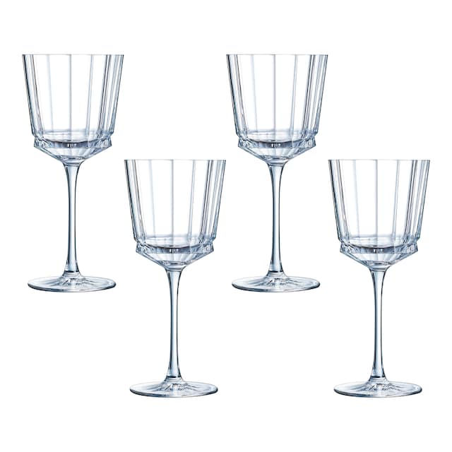 Imagem 0 de Conjunto de 4 Copos de Vinho de Cristal Macassar