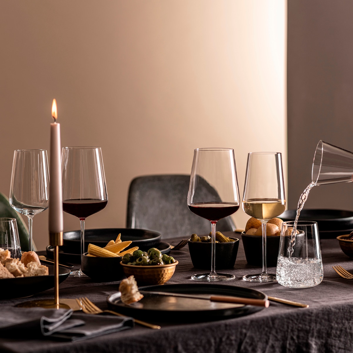 Juego de 2 copas de cristal para vino tinto Burdeos Vervino Zwiesel Glas - Transparente Transparente-6
