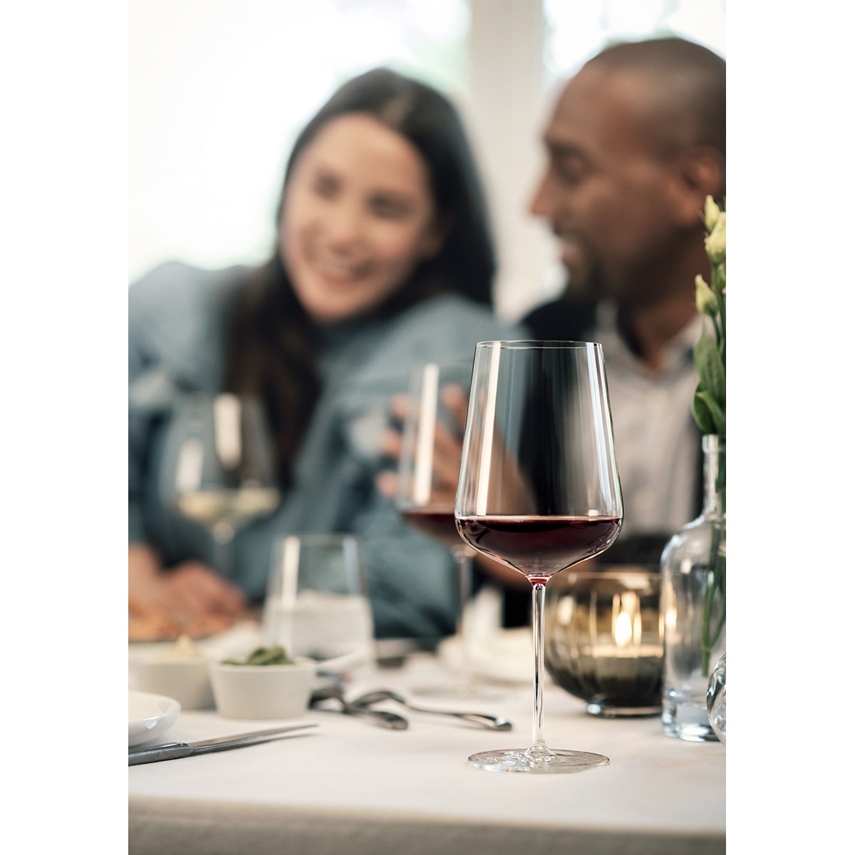 Juego de 2 copas de cristal para vino tinto Burdeos Vervino Zwiesel Glas - Transparente Transparente-7
