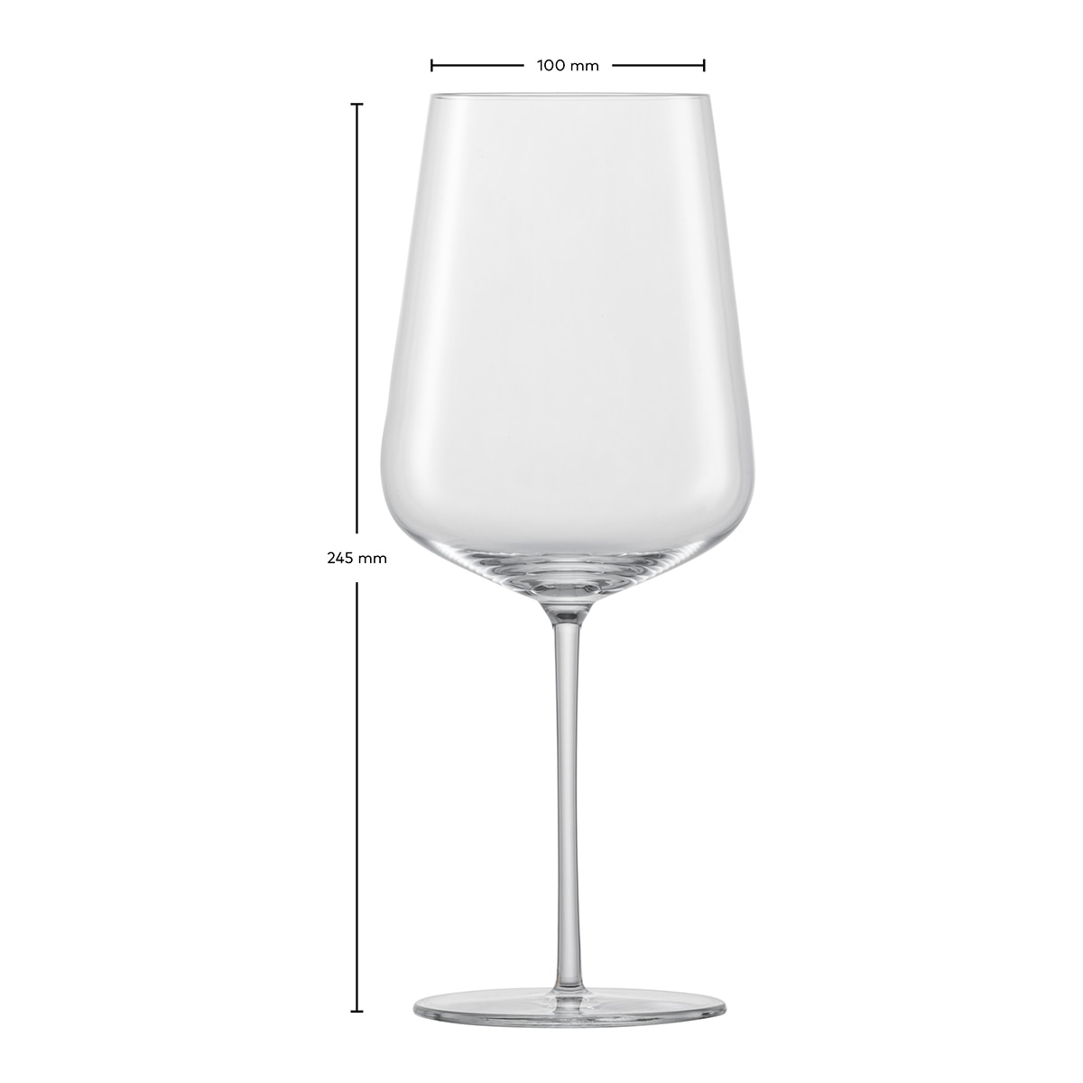 Juego de 2 copas de cristal para vino tinto Burdeos Vervino Zwiesel Glas - Transparente Transparente-9