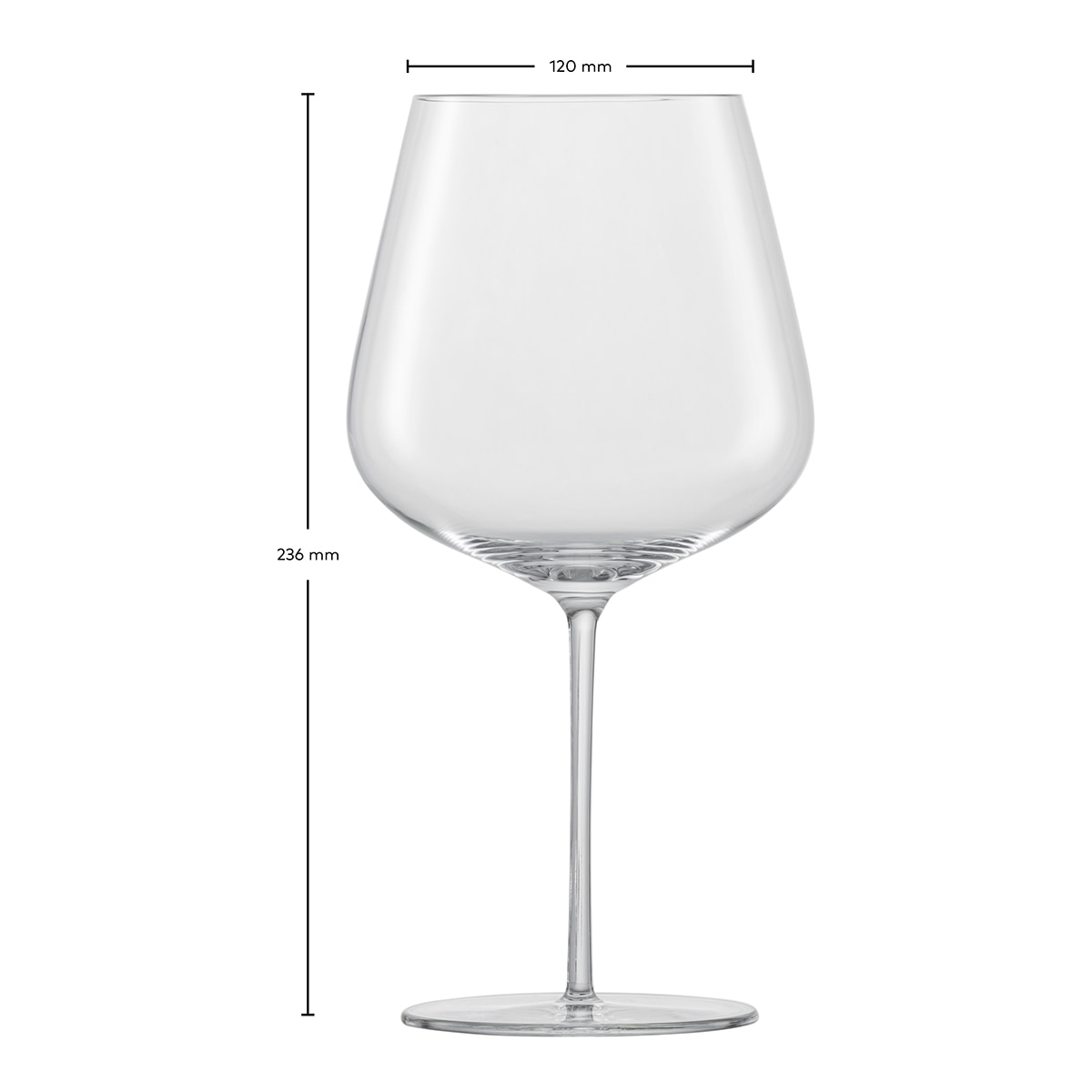 Juego de 2 copas de cristal para vino tinto Borgoña Vervino Zwiesel Glas - Transparente Transparente-10