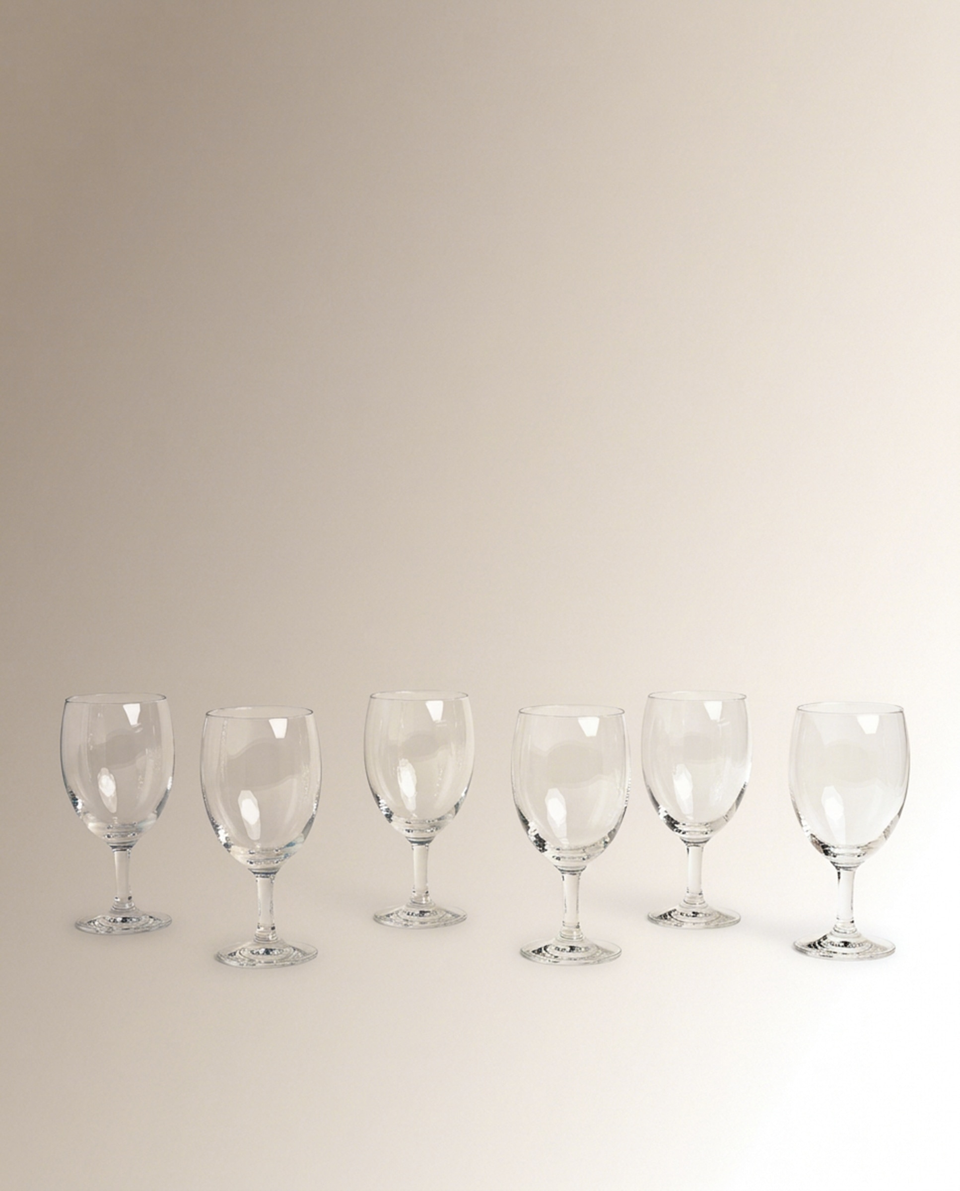 Conjunto de 6 copos de água de vidro Manilva Transparente-2
