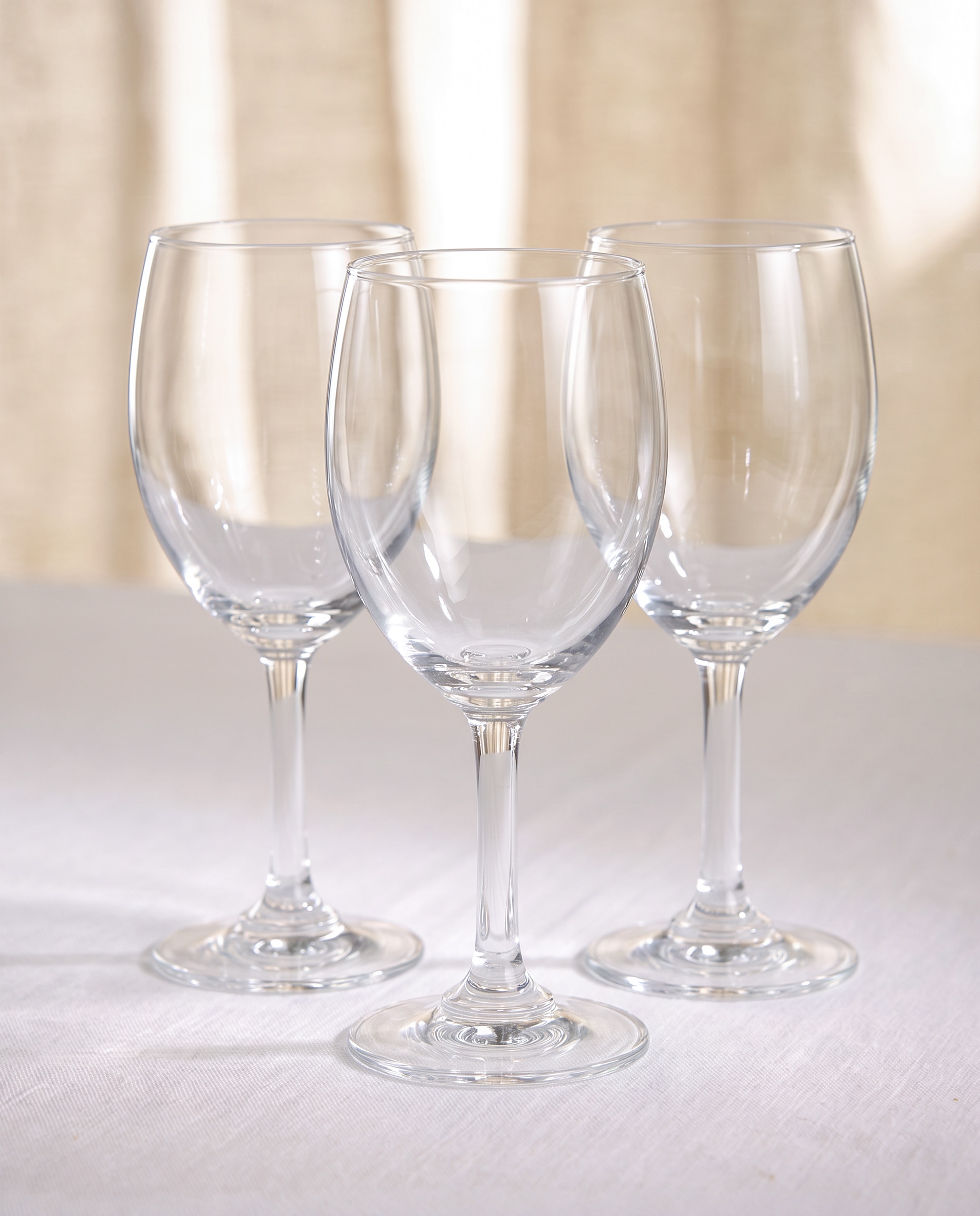 Imagem 0 de Conjunto de 6 taças de vinho de vidro Manilva