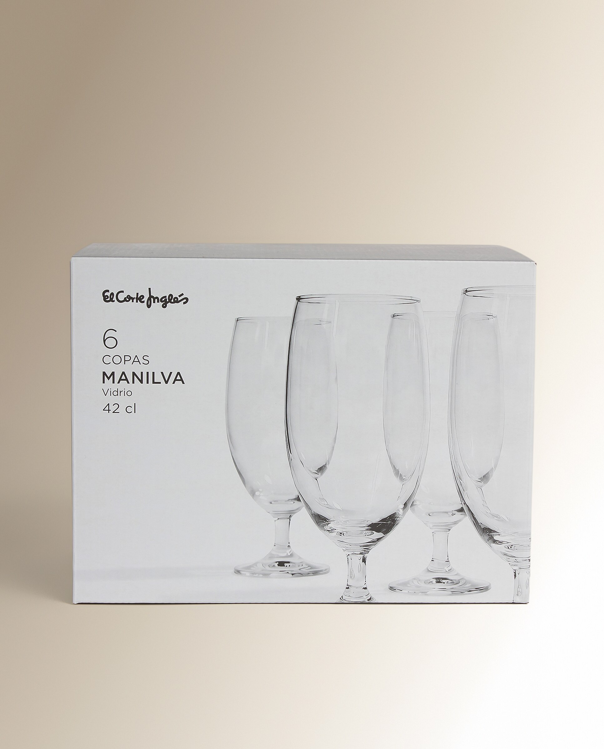 Conjunto de 6 taças de vidro Manilva Transparente-4