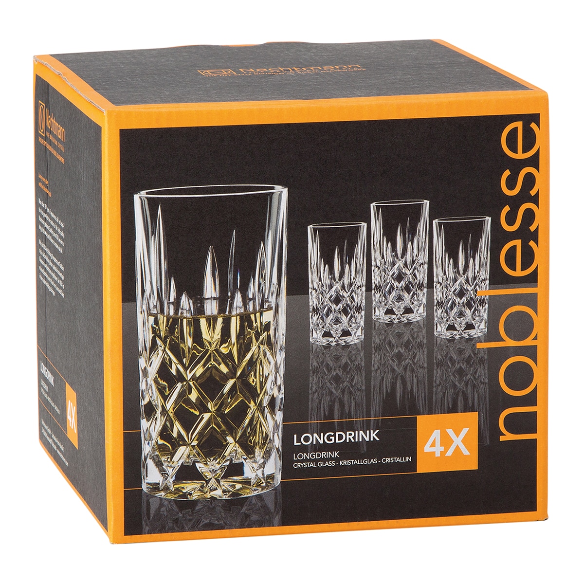 Jogo de 4 copos Noblesse Transparente-4