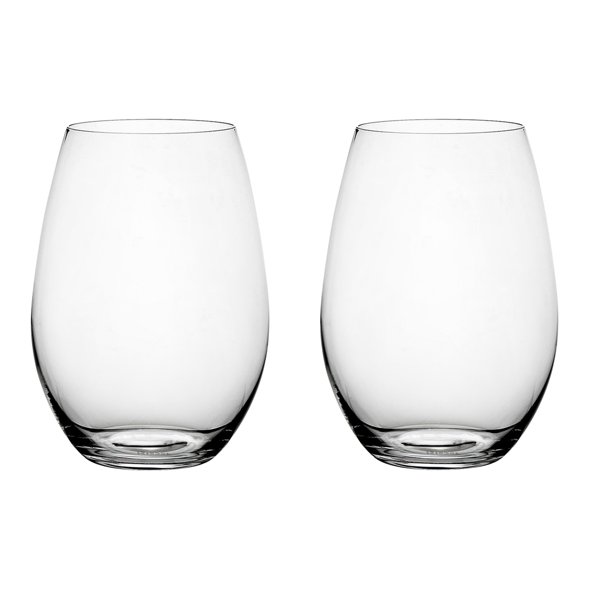 Conjunto de 2 Copos de Vinho Tinto Syrah O Sem Pé Transparente-1