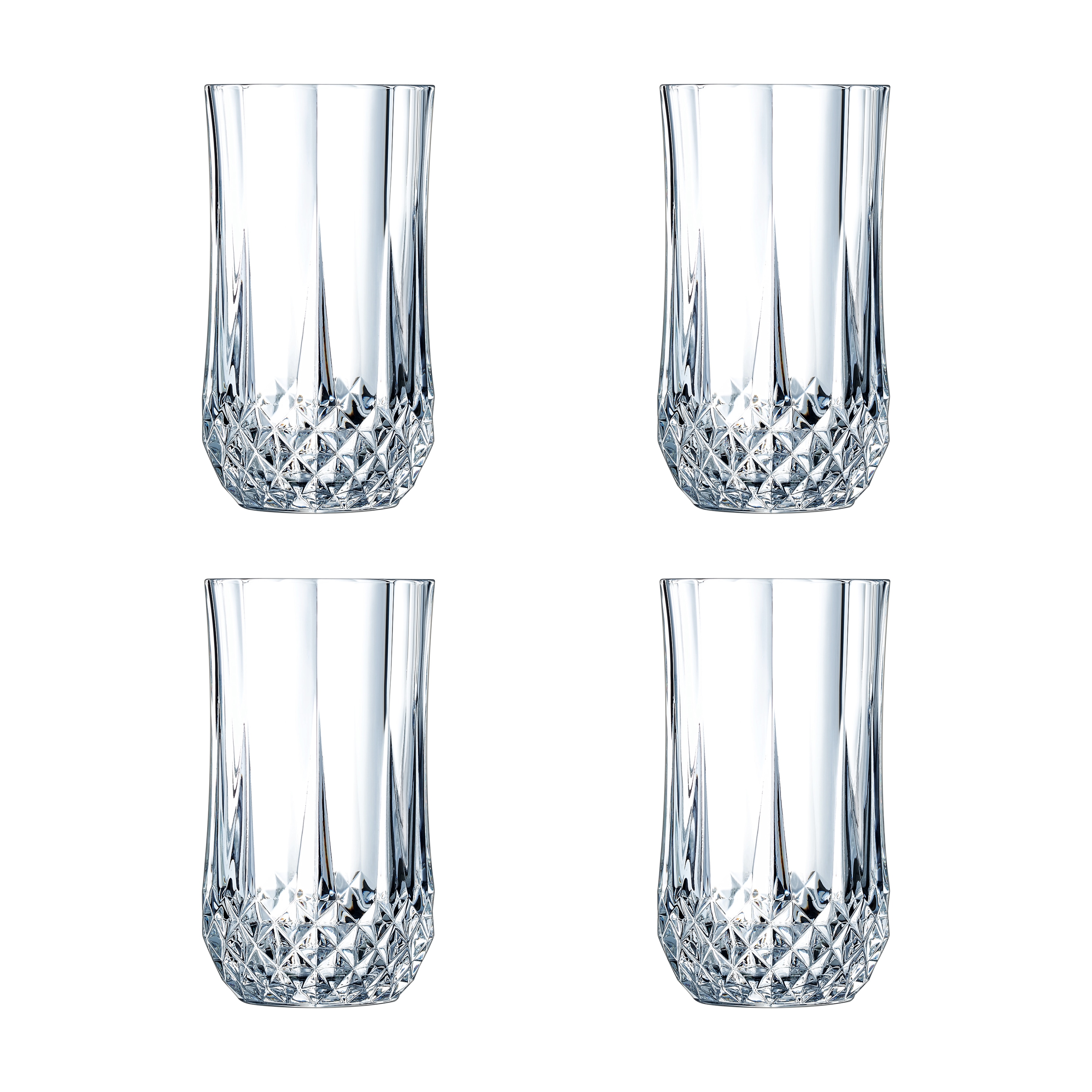Imagem 0 de Conjunto de 4 Copos Altos de Cristal Longchamp