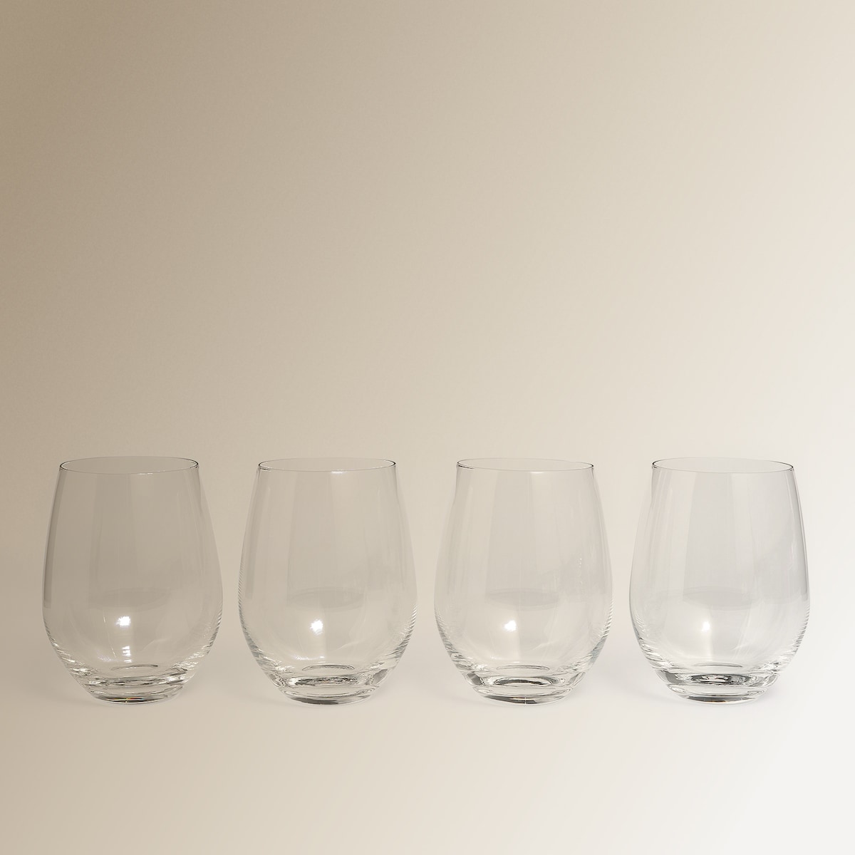 Conjunto de 4 copos de água Natalia El Corte Inglés Transparente-1