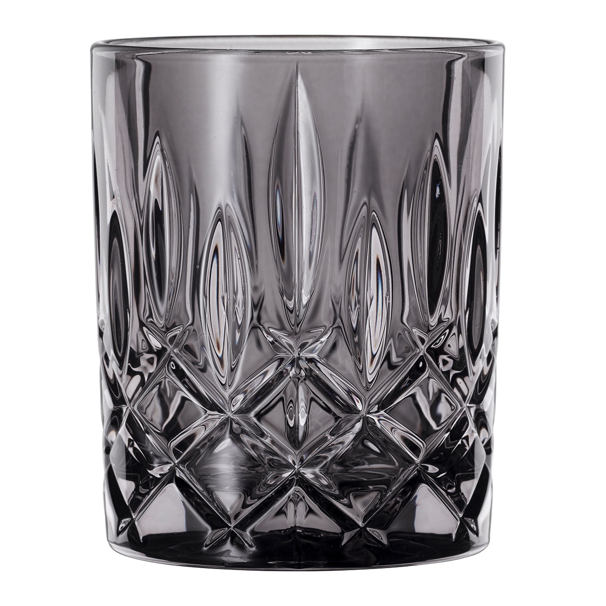 Conjunto de 2 Copos de Whisky Baixos Noblesse Cinzento-2