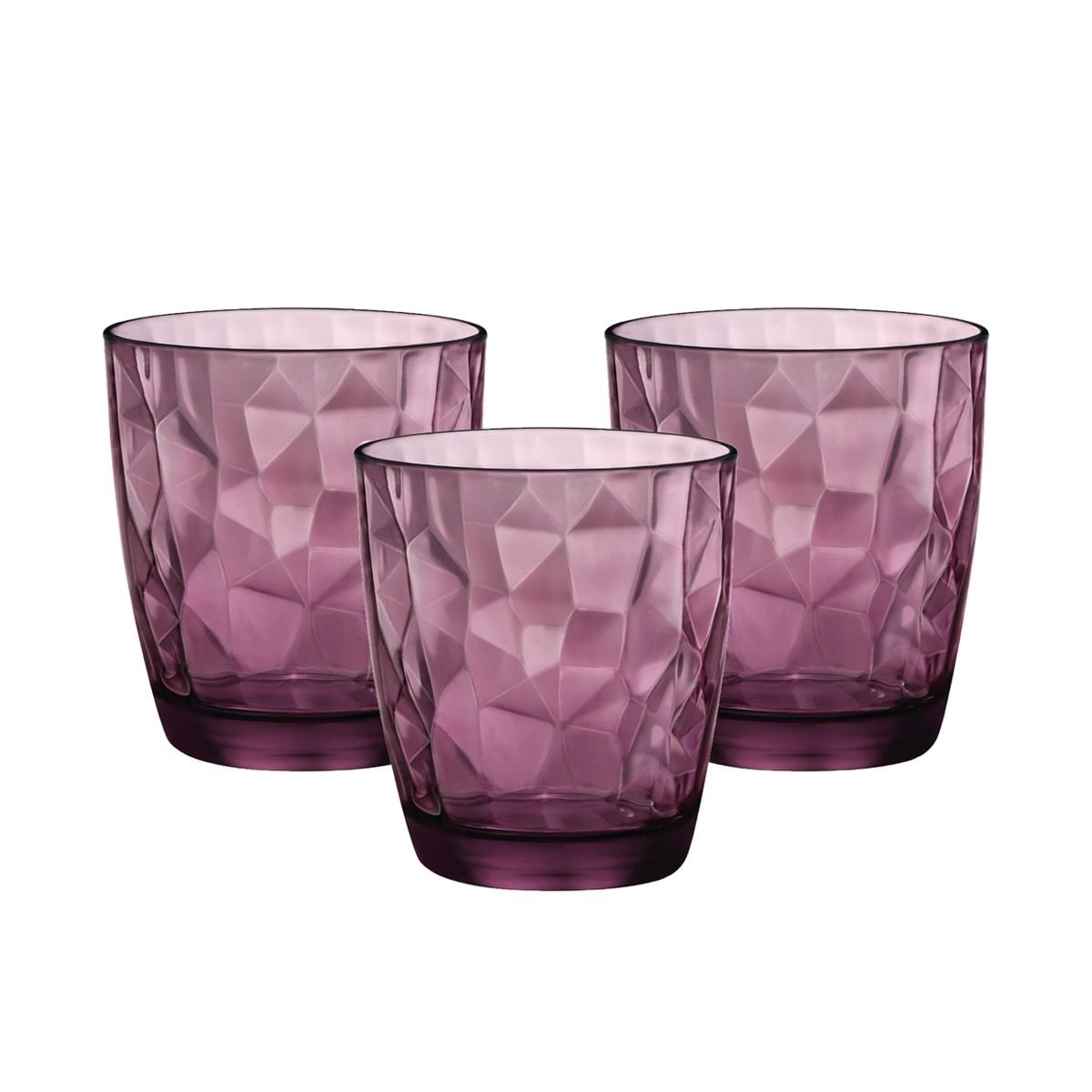 Imagen 0 de Juego de 3 vasos bajos Diamond Bormioli Rocco
