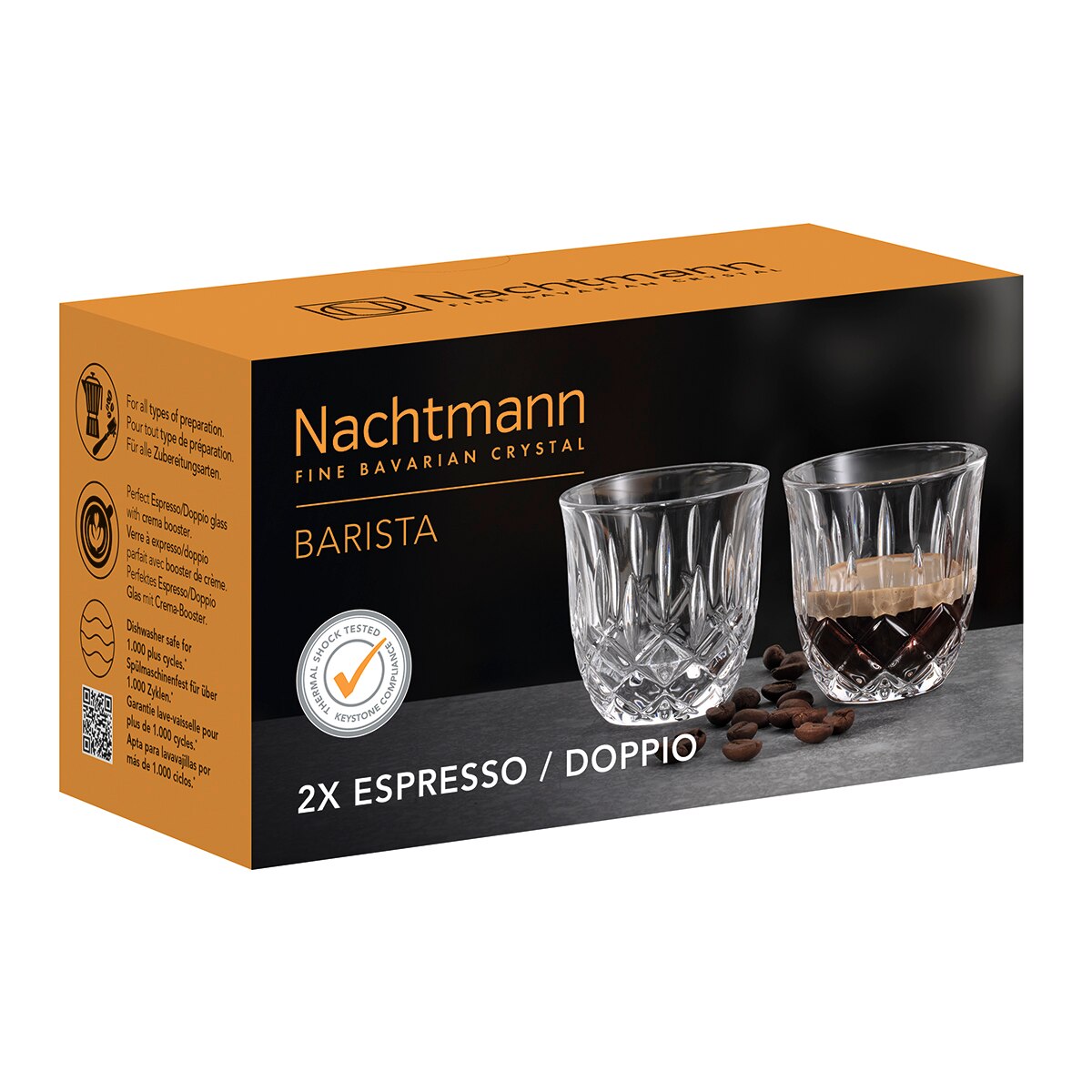 Conjunto de 2 Copos Expresso Noblesse Transparente-3