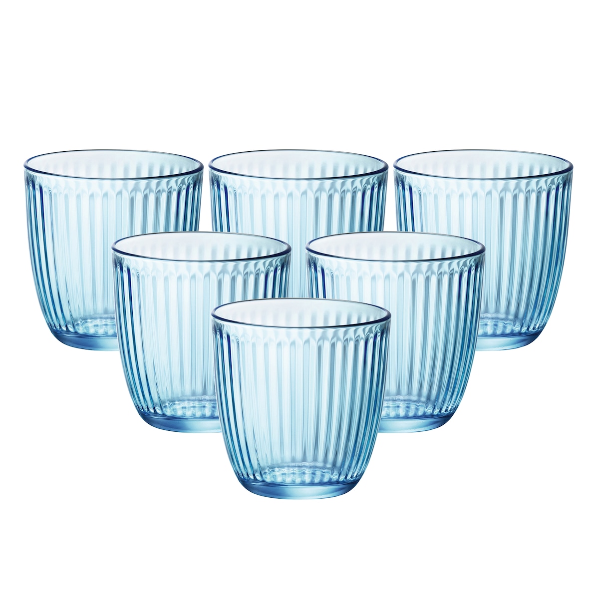 Set de 6 vasos Line Bromioli Azul-1